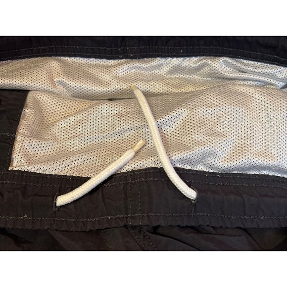 Lands End Mens Swim Trunks Size M Black - Picture 11 of 11